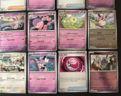 Pokemon TCG | CUTE Pink Aesthetic | NM | Mixed Sets ✨– 18 Cards - Image 2