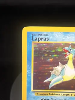 Pokemon TCG Lapras 10/62 Fossil Holo Rare LP+ - Image 2