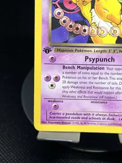 Pokemon TCG Dark Hypno 26/82 Team Rocket 1st Edition Regular MP+ - Image 5