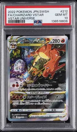 2022 POKEMON JPN SWORD & SHIELD VSTAR UNIVERSE FULL ART/CHARIZARD VSTAR PSA 10 - Image 1