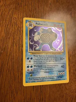 POLIWRATH - 13/102 - Base Set - Holo - Pokemon Card - EXC / NEAR MINT - Image 2