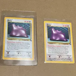 DITTO - Holo 3/62 + Non-Holo 18/62 - Fossil 1998 Pokemon * EX / Near MINT - Image 3