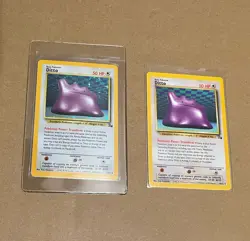 DITTO - Holo 3/62 + Non-Holo 18/62 - Fossil 1998 Pokemon * EX / Near MINT - Image 4