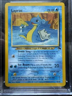Pokemon Lapras 2001 Southern Islands 12/18 CGC 10 (Old Blue Label) - Image 2