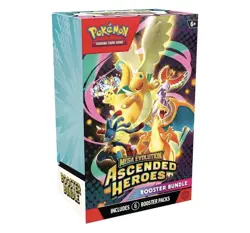 Pokemon TCG: Mega Evolution Ascended Heroes (1) Booster Bundle - PRESALE - Image 1