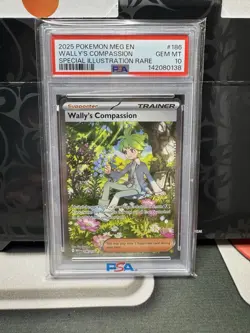 2025 Pokemon Mega Evolution Wally’s Compassion Special Illustration Rare PSA 10 - Image 1