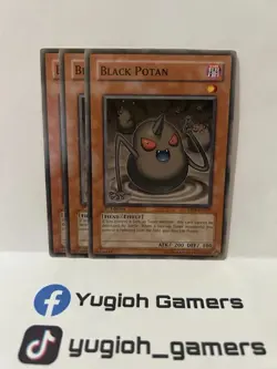 YUGIOH BLACK POTAN X3 ABPF 1ST EDITION COMMON NM - Image 1