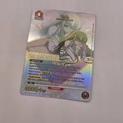 C.C. Winner Union Arena Card Champion Promo English CGH-1-077 Code Geass - Image 1