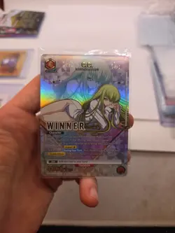 C.C. Winner Union Arena Card Champion Promo English CGH-1-077 Code Geass - Image 3
