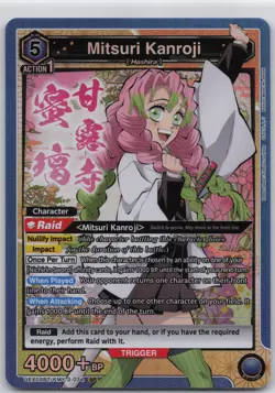 Mitsuri Kanroji SR UEX05BT/KMY-3-034 Foil Union Arena: Demon Slayer - Image 1