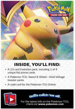1x Sealed VIVID VOLTAGE Build & Battle Box (4 Booster Packs) Pokemon Cards - Image 3