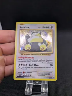 Pokemon TCG Snorlax XY179 Holo Black Star Promo Card LP-NM - Image 3