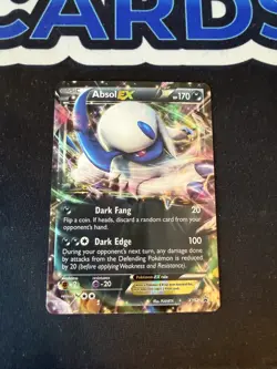 Absol EX XY62 Black Star Promo Holo Pokemon TCG Card Ultra Rare - Image 1