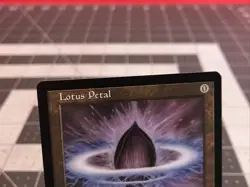 Vintage 1997 MTG Tempest Lotus Petal Card Near Mint - Image 5