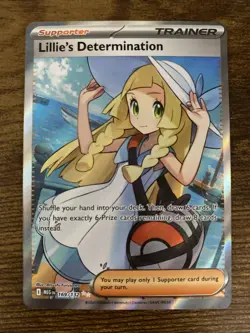 Lillie's Determination 169/132 Me01: Mega Evolution Holo Pokemon Card - Image 2