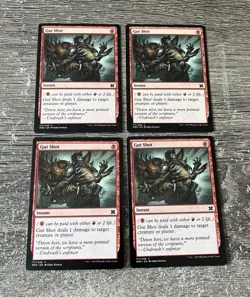MTG MAGIC THE GATHERING 4X GUT SHOT PLAYSET MODERN MASTERS 2015 ♨ - Image 1