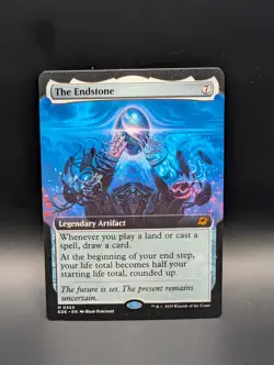 MTG - The Endstone - EXTENDED ART - Legendary Artifact - EOE #353 - Mythic - Image 1