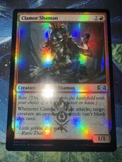 Clamor Shaman Ravnica Allegiance Foil - Image 1
