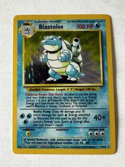 1999 Pokemon Base Set Blastoise Holo 2/102 — LP — Vintage WOTC - Image 1