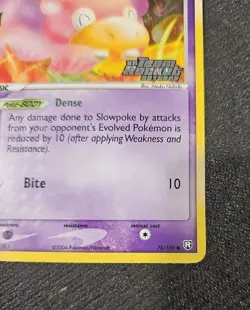 Pokemon Slowpoke 76/109 Ex Team Rocket Returns Holo Stamped. Near Mint. - Image 2