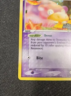Pokemon Slowpoke 76/109 Ex Team Rocket Returns Holo Stamped. Near Mint. - Image 3