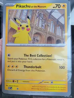 Pokemon Pikachu At The Museum Sealed Jumbo Promo - Image 1