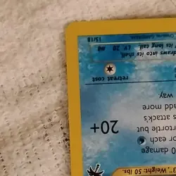 Pokemon TCG Wartortle Card Southern Islands Promo, 15/18 - Image 4