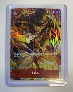 Bandai One Piece Sabo Character Card Special Full Art Holo OP05-007 SR Alt Art - Image 1