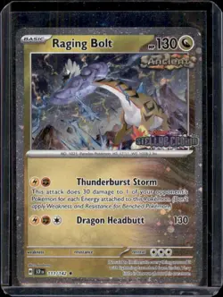 Raging Bolt 111/142 Stellar Crown Stamped Best Buy Promo Card - NM - Image 1