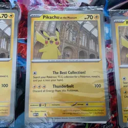 X4 Pikachu At The Museum (SEALED) X Natural History Museum Pokemon Promo Card - Image 3