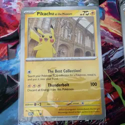 X4 Pikachu At The Museum (SEALED) X Natural History Museum Pokemon Promo Card - Image 4