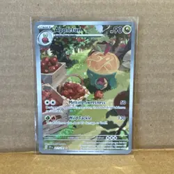 Pokemon TCG Appletun Surging Sparks Illustration Rare Card 211/191 NM Full Art - Image 1