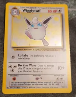 Pokemon TCG Wigglytuff Holo Rare Card 16/64 Jungle Near Mint - Image 1