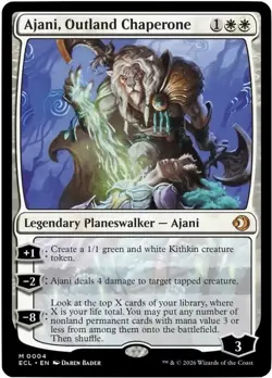 Ajani, Outland Chaperone 0004 Near Mint ECL Lorwyn Eclipsed MTG Magic - Image 1