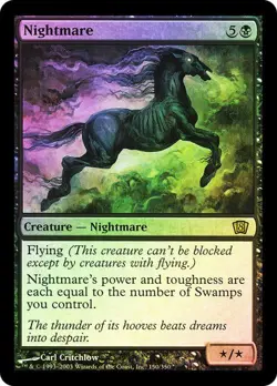 8th Edition MTG FOIL Nightmare Magic - Image 1