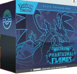 Pokemon TCG: Mega Evolution—Phantasmal Flames Elite Trainer Box - New & Sealed - Image 1