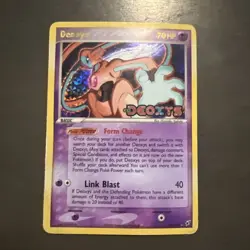 Deoxys 16/107 Destiny Deoxys Promo Pokemon Reverse Holo Stamped - Image 1