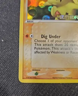 Pokemon Larvitar 52/106 Ex Emerald Holo Stamped. Near Mint. - Image 4