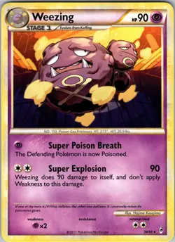 Weezing 38/95 Call of Legends Normal Pokemon TCG NM - Image 1