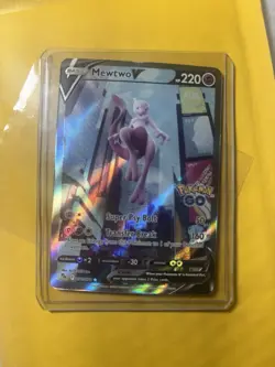 Mewtwo V (Alternate Full Art) 072/078 Pokemon GO Holo - Image 1