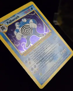 Pokemon TCG - POLIWRATH - 13/102 - HOLO RARE - UNLIMITED - BASE SET 1999 - MP/LP - Image 2