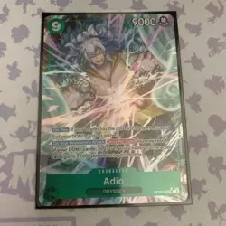 Adio (Parallel) OP09-023 One Piece Emperors in the New World Foil Alt Art - Image 1