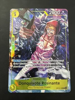 Donquixote Rosinante OP12-108 One Piece Illustration Box 6 Promo Alt Art. - Image 1
