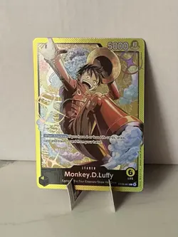 One Piece - ST29 Monkey.D.Luffy 001 Leader Gold Foil Promo - Image 1