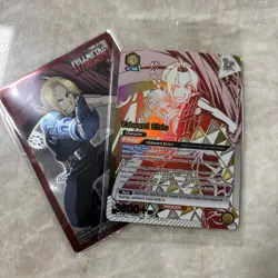 Edward Elric Rare Battle Card Union Arena Fullmetal Alchemist FMA Top 4 +sleeves - Image 1