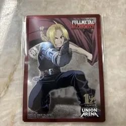 Edward Elric Rare Battle Card Union Arena Fullmetal Alchemist FMA Top 4 +sleeves - Image 3
