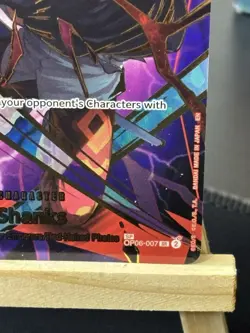One Piece Card Game Shanks Op06-007 Alternative Special Version - Image 5