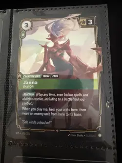 League of Legends Riftbound SFD Card Lot Janna Sivir Spirit Wheel World Atlas - Image 1