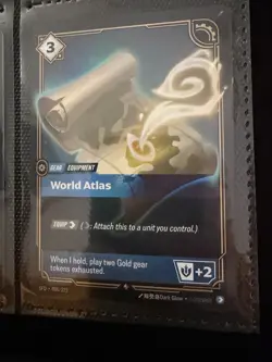 League of Legends Riftbound SFD Card Lot Janna Sivir Spirit Wheel World Atlas - Image 4