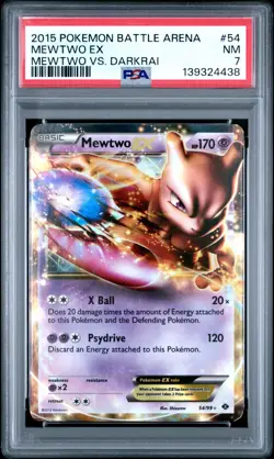 PSA 7 Mewtwo EX #54 - Ultra Rare Pokemon Card - Pokemon TCG - Image 1